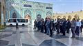 زیارت دسته جمعی کارکنان سازمان همیاری شهرداریهای خراسان رضوی از بارگاه منور رضوی