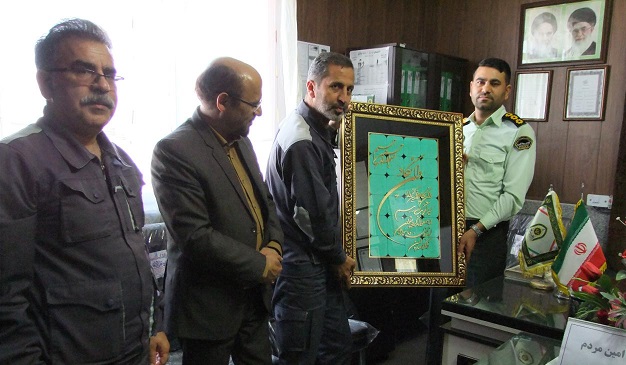 از همکاری های پاسگاه  انتظامی تپه سلام در نظم و امنیت کشتارگاه مشهد تجلیل شد