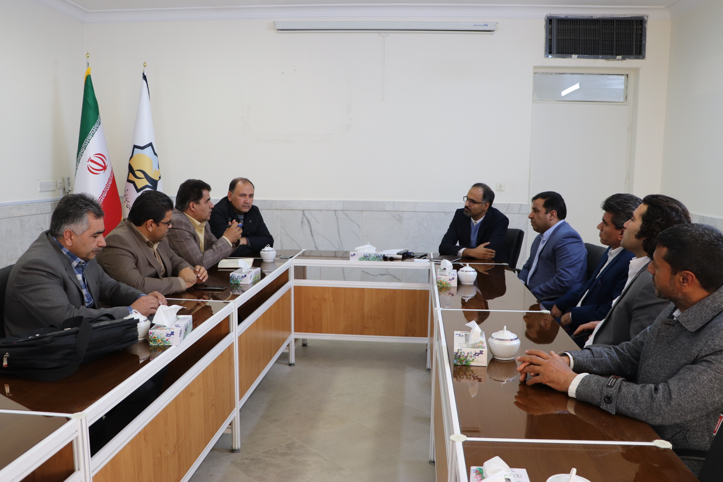 دیدار مدیر عامل با شهرداران بار،همت آباد،عشق آباد،فیروزه،حکم آباد