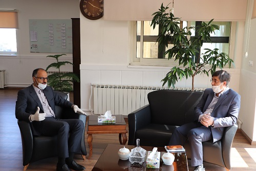 دیدار مدیرعامل سازمان همیاری با مدنی  دکتر مدنی رئیس هیئت مدیره شرکت های دانش بنیان 