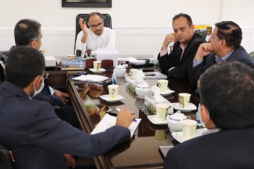 دیدار شهردار و مسئولان شهرداری گلمکان با مدیرعامل سازمان همیاری شهرداریهای  خراسان رضوی