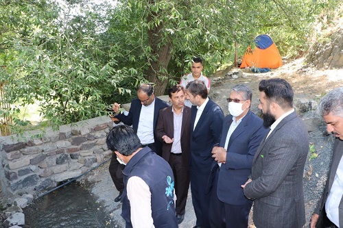 بازدیدمعاون وزیر کشور و از روستای زیبای گردشگری قره سوکلات