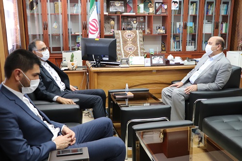 دیدار مدیرعامل سازمان همیاری شهرداریهای خراسان رضوی با فرماندار مه ولات