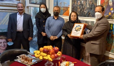 بازدید مدیرعامل از شرکت تعاونی هنرمندان کارآفرین گلبهار 