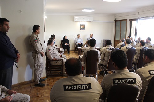از کارکنان حفاظت فیزیکی شرکت همیار سازه توس تجلیل شد