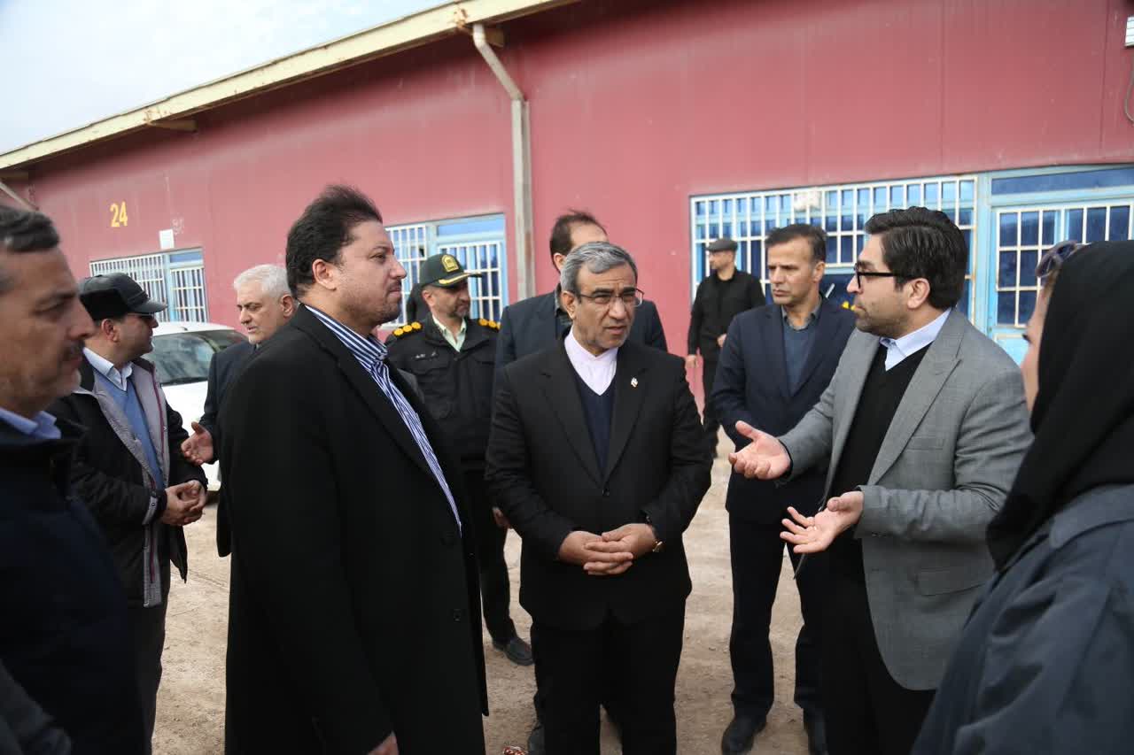 بازدید استاندار خراسان رضوی از بازارچه سوخت دوغارون متعلق به سازمان همیاری‌ شهرداریهای خراسان رضوی