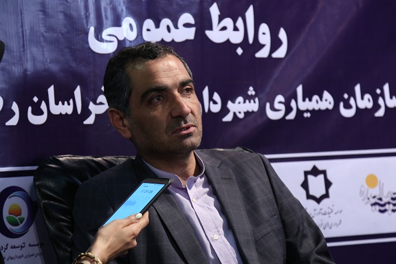 شهردار تربت حیدریه؛ سازمان همیاری باید از شهرداری ها پشتیانی کند